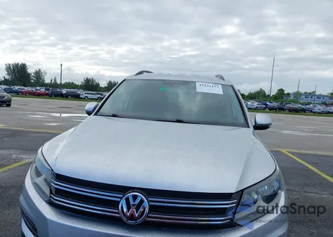 2016 Volkswagen Tiguan S из США, поврежденный, VIN WVGAV7AX5GW592721